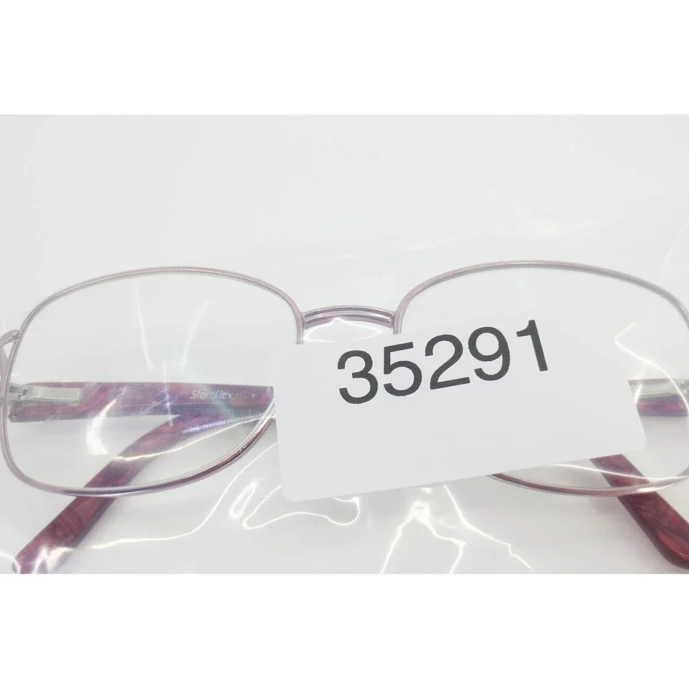 Sferoflex 2572 489 Lavender Purple Burgundy Marbled Eyeglasses Frames 52-16-135